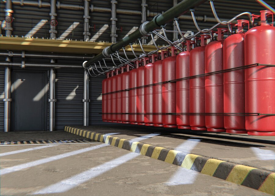 Inergen Fire Suppression System