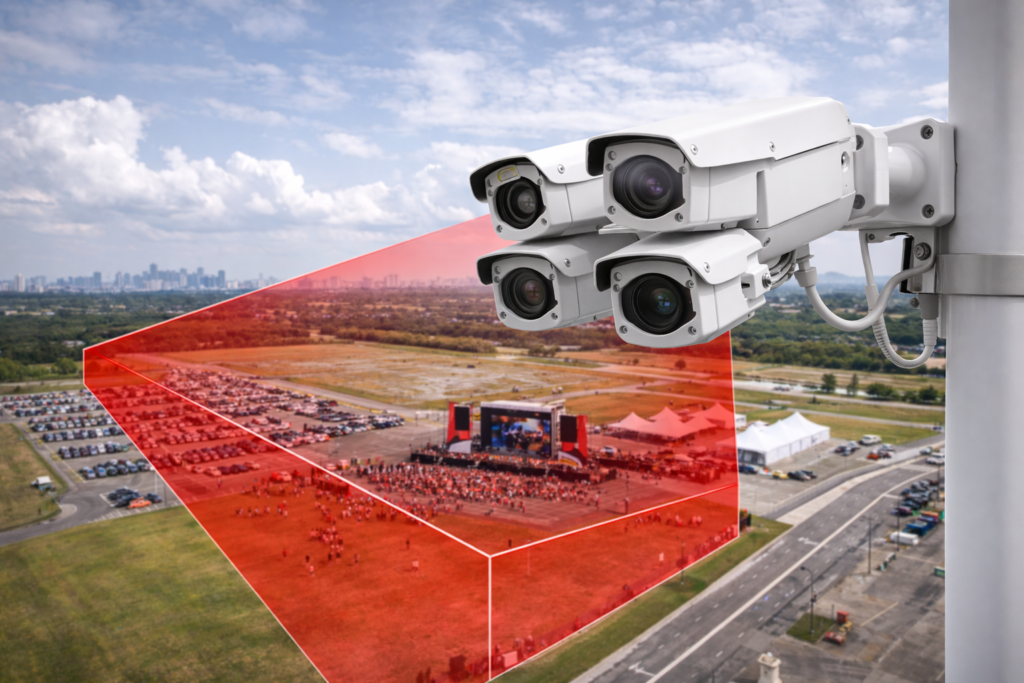 CCTV Multi-Fokus untuk Area Luas