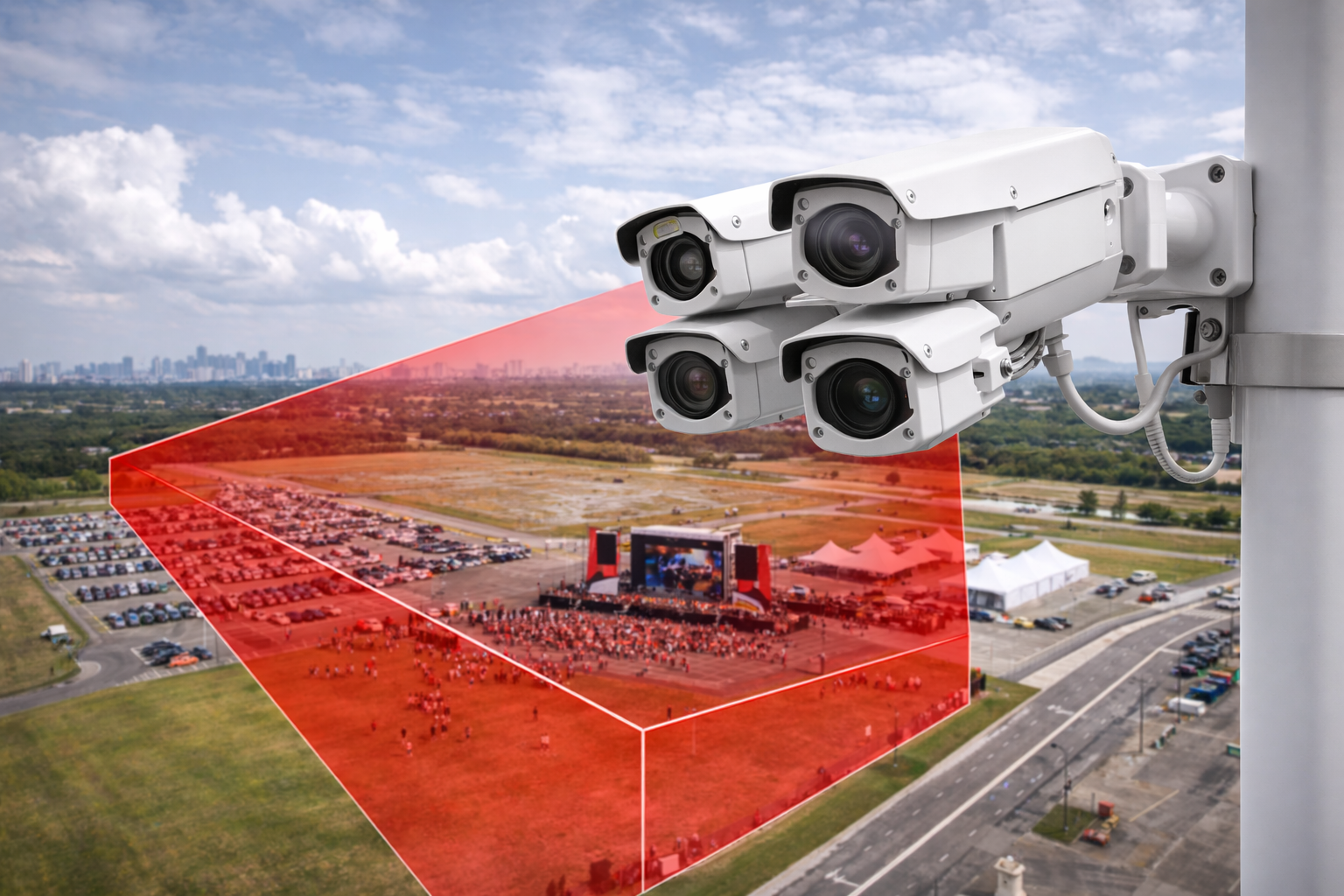 CCTV Multi-Fokus untuk Area Luas