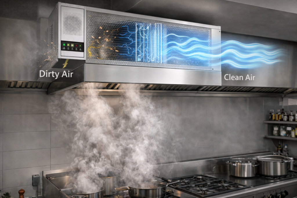 ESP Kitchen Hood Air Purification