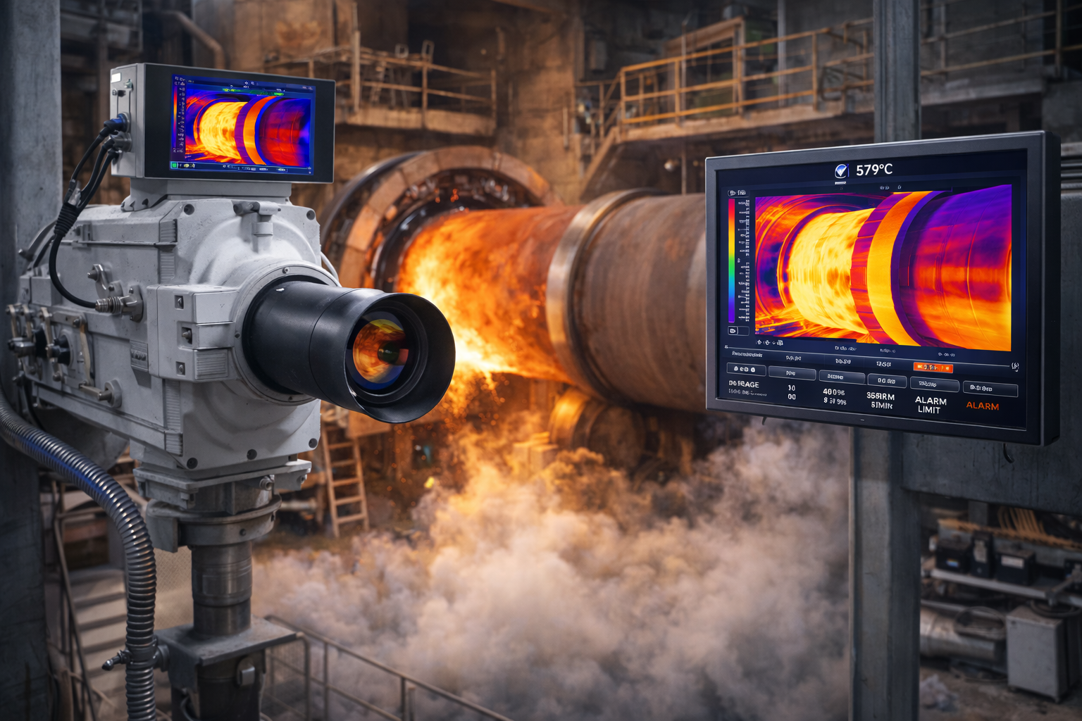 Kamera Thermal Rotary Kiln