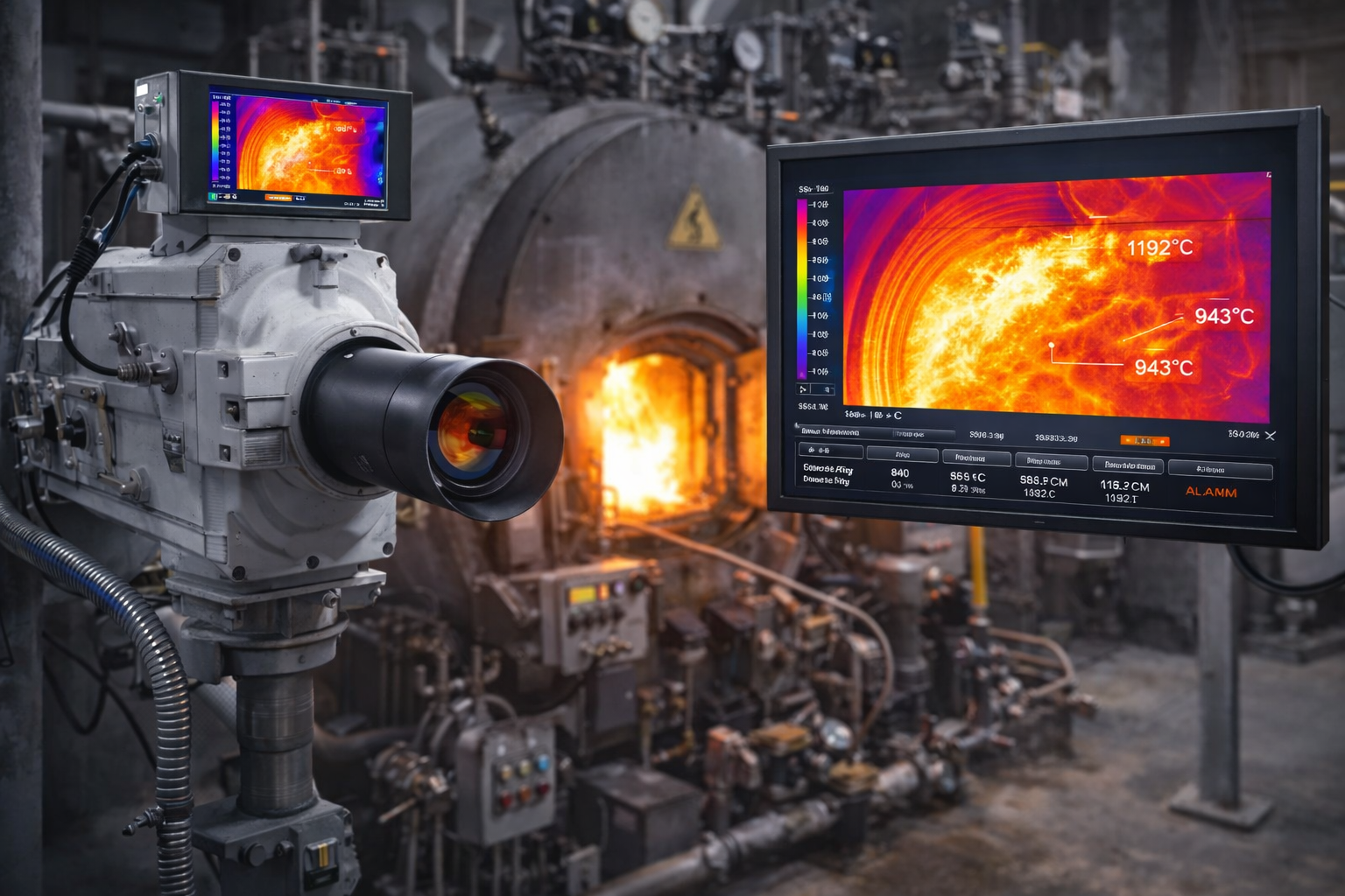 Kamera Thermal Boiler & Furnace