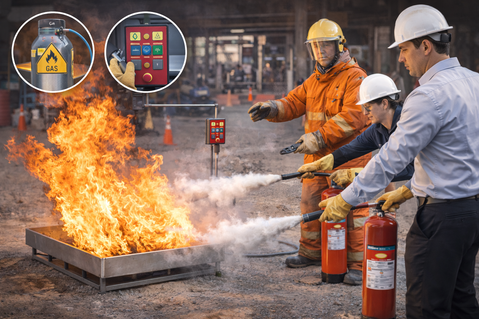 Sewa Fire Simulator APAR LPG