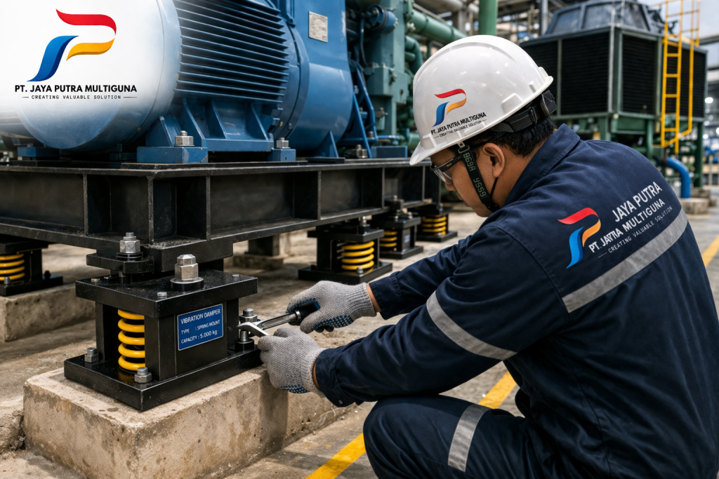 Solusi Peredam Getaran Mesin Produksi
