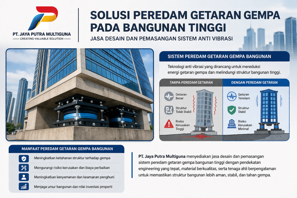 Solusi Peredam Getaran Gempa bangunan