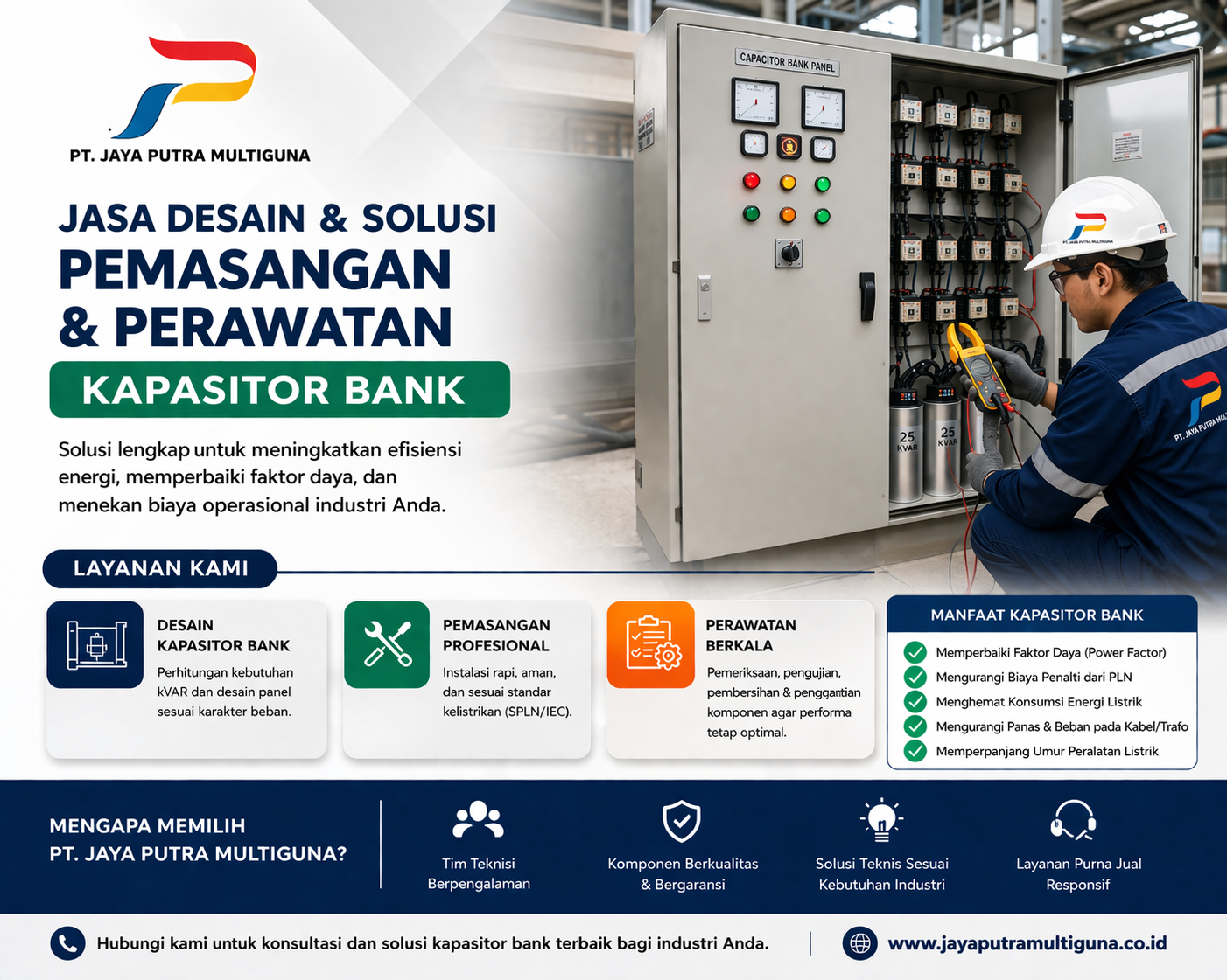 Pemasangan Perawatan Kapasitor Bank