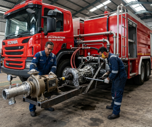 Pemasangan Pompa PTO