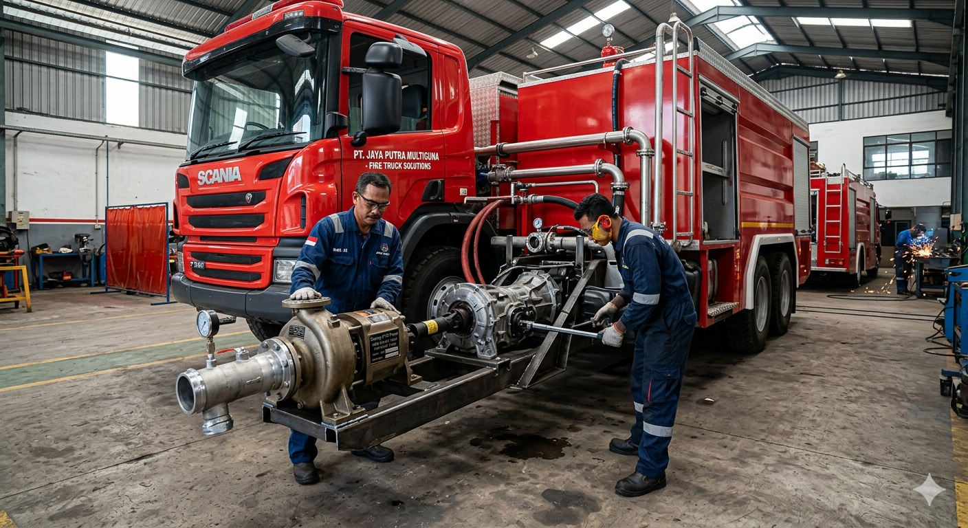 Pemasangan Pompa PTO