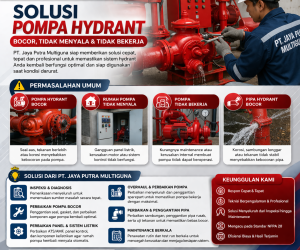 Solusi pompa hydrant bocor